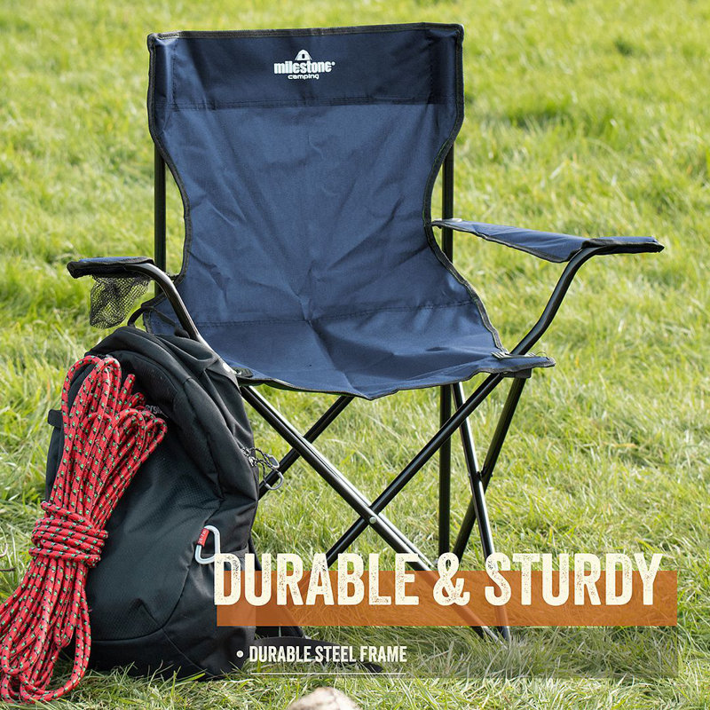 Folding Camping Chair, Blue