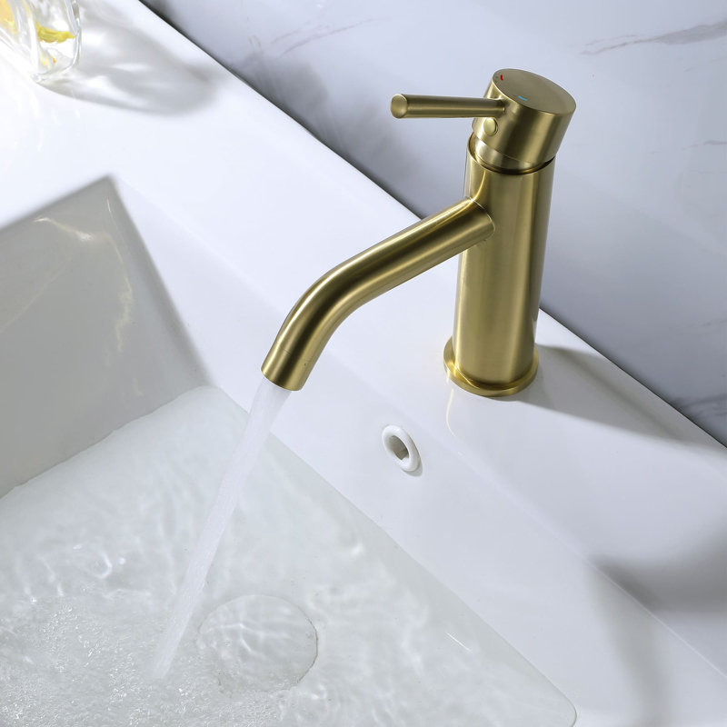 Robinet de salle de bain à un trou