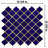 Hudson Tangier Blue Eye 12-3/8 in. x 12-3/8 in. Porcelain Mosaic Floor and Wall Tile
