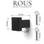 ROUS Hardware Art Deco Square Knob-953590611