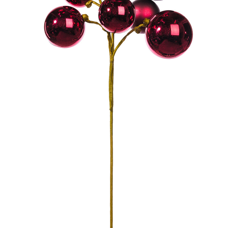  Vaporisateur d'ornement 30 po Crimson Ball., Cramoisi