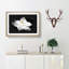 Blooming White Magnolia - Picture Frame Painting Print-56855288-56855285