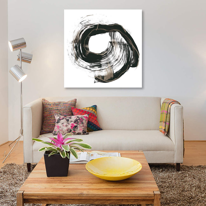 « circulation study iii », reproduction d’impression sur toile, H 37 po x l 37 po x P 1,5 po, Toile tendue, Pas de tapis