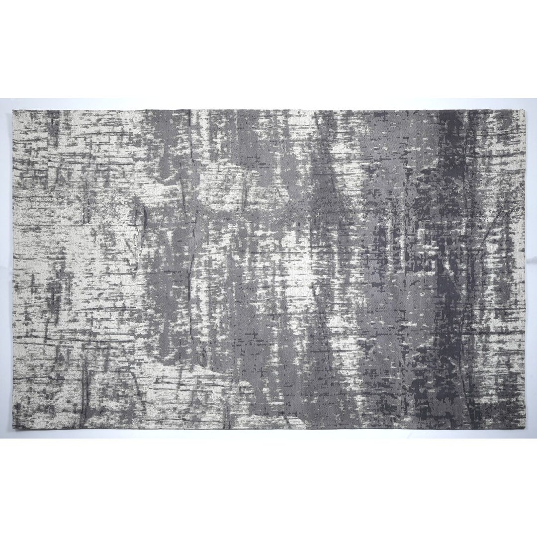 Flatweave Grey Rug