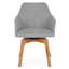 Pinto Upholstered Swivel Armchair