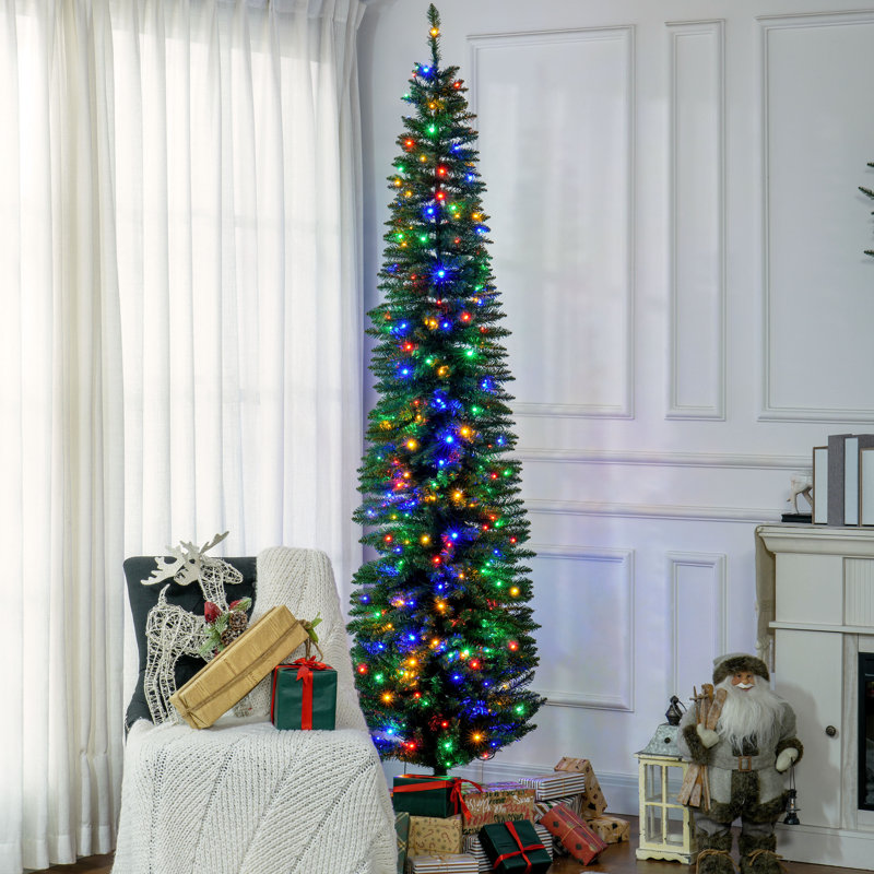 Arbre de Noël artificiel 8 pi avec lumières DEL