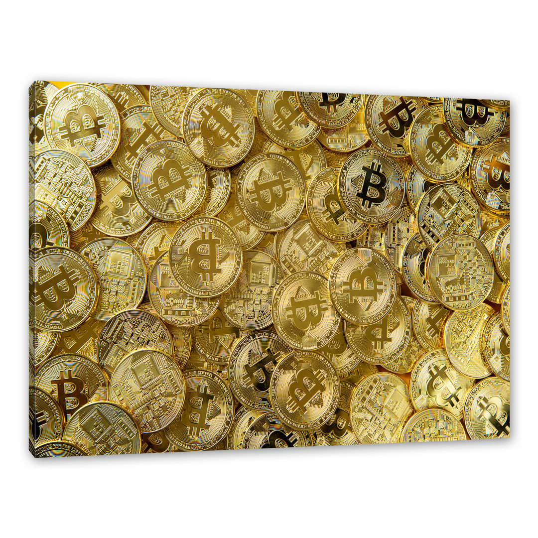 Leinwandbild Bitcoins BTC Coin