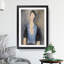 Portrait of a Woman Vol.6 by Amedeo Modigliani - Framed Print-62759621-62759625