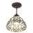 10" Wide Grand Tulip Medallion Mini Pendant