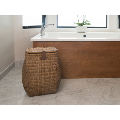 Panier à linge en osier