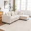 Canapé modulaire avec repose-pieds 4 pièces Mildred-1484745615