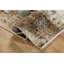 Tapis brun / beige à franges de la collection Maurer-1202910818