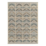 Scandinavian Wool Geometric Area Rug