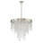 Meily 6 Light Antique Silver Chandelier-1204119626