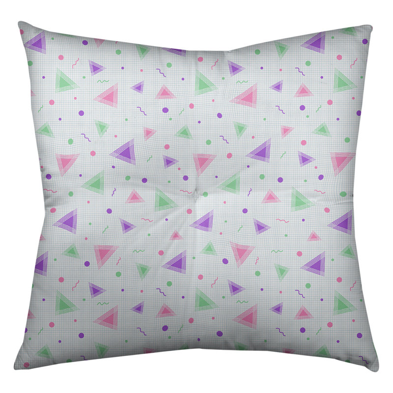 Coussin Katelyn Elizabeth, 26 po x 26 po, Mauve / rose