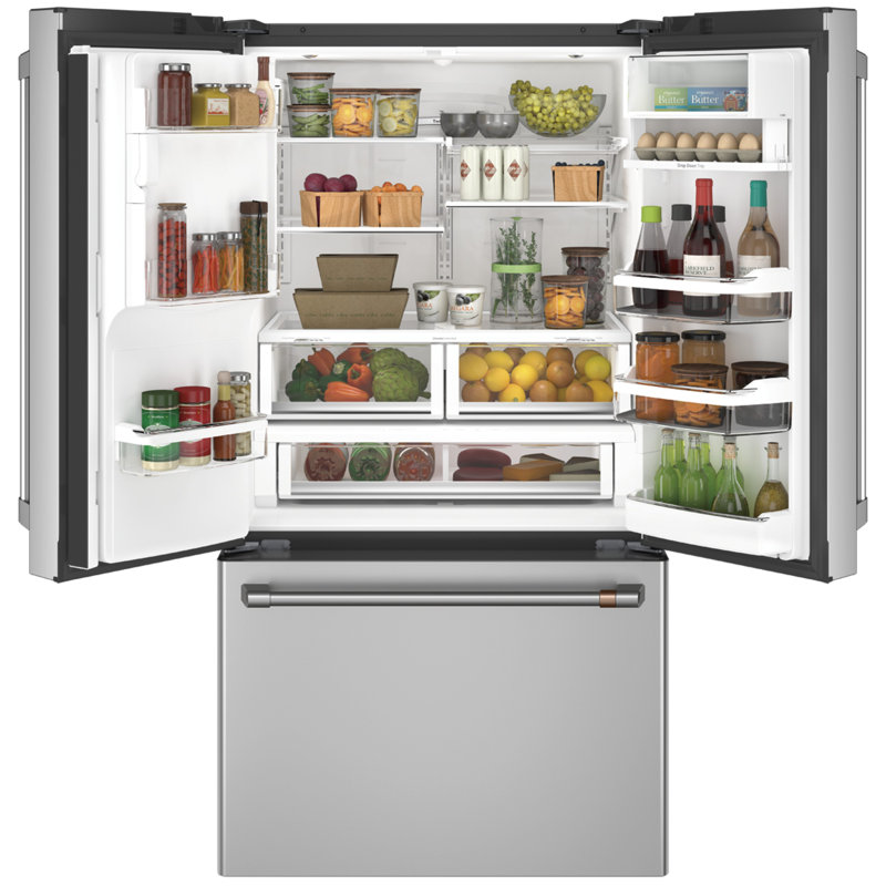 Café 36" French-Door 27.8 cu. ft. Smart Refrigerator with Hot Water Dispenser, Matte White
