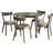 Chassin 4 - Person Solid Wood Top Four Leg Dining Set