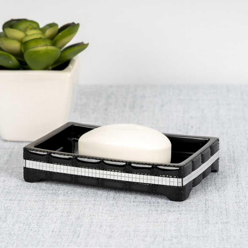 Porte-savon girafe, Noir
