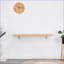 Table pliante murale avec supports en acier, peu encombrante pour la salle de lavage / la cuisine / le bureau personnel