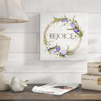 « couronne avec mots i v2 », reproduction d’impression sur toile tendue