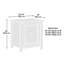 Table de chevet en brun avec espace de travail spacieux pour accueillir un ordinateur portable et des articles nécessaires, décorations noires de conception moderne grise, tiroirs coulissants pour l'organisation du rangement, bois d'ingénierie en métal