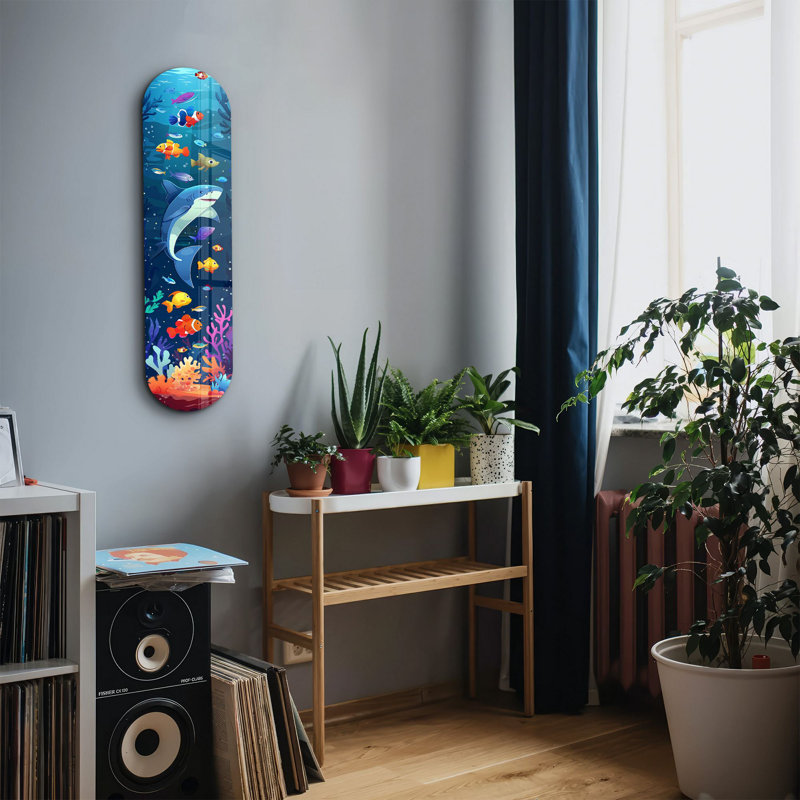 Peinture décorative en verre trempé