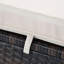 Chaise longue inclinable longue avec coussins-93808831
