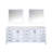 Jacques 84 in. W x 22 in. D Double Bath Vanity, and 34 in. Mirrors-37292516-112957818