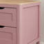 Ensemble de rangement de chambre à coucher moderne Abra, commode 6 tiroirs et table de chevet 2 tiroirs 19,69 po-1220513486