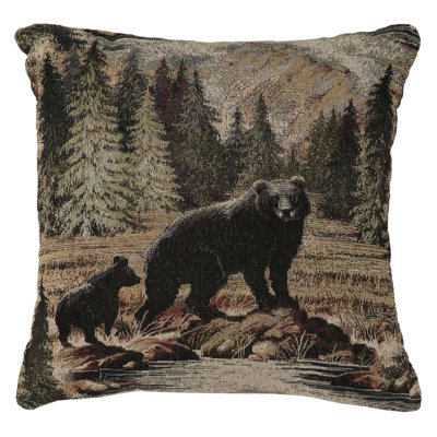 Wooded River Hudson Earth Pillow - 16x16