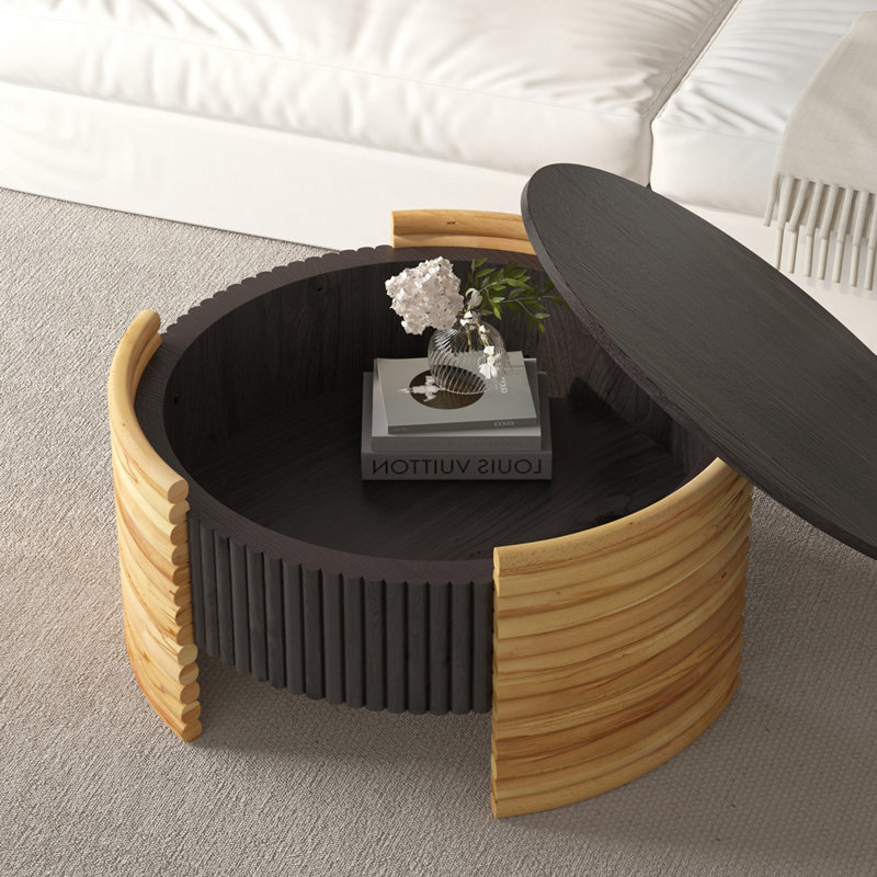 Table basse 31,50 "Modern, Dark Brown
