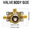 KISRAIS Retro Round Single-Function Shower Faucet Set, Valve Trim Kit, Rainfall Shower Head, Pressure Balancing Valve-110041169