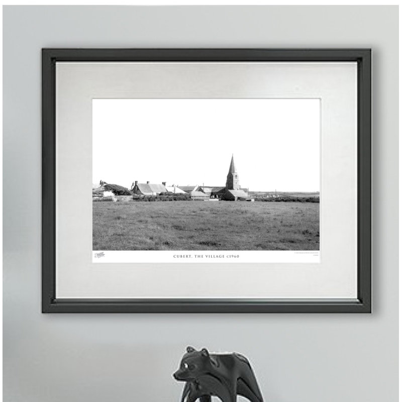 Cubert, The Village C1960 - Single Picture Frame Print, 40cm H x 50cm W x 2.3cm D