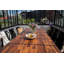 Lantie Rectangular Solid Wood Outdoor Dining Table - 250 cm W 100 cm D