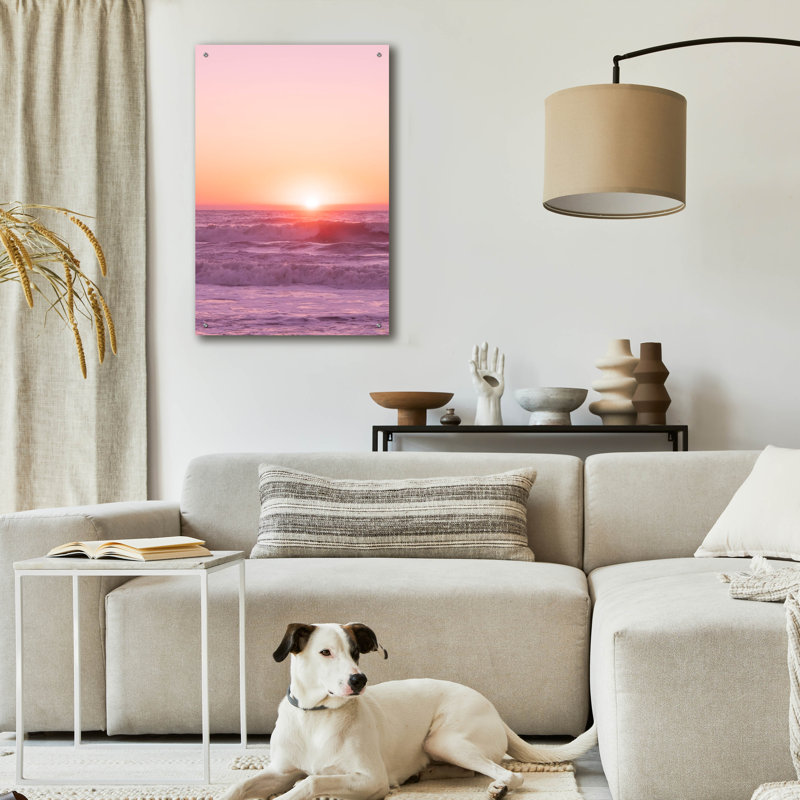  «Perfect Sunsetter» par Life BeautifuLEE, art mural en verre acrylique, 24 po x 36 po, H 36 po x l 24 po