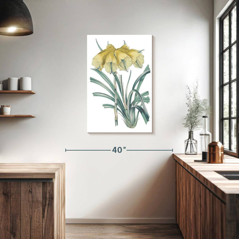 Harnek Antique Botanical III Cool, H 36 po x l 24 po