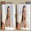 Miroir d'appoint de salle de bain pour salle de bain avec lumière pour mur Miroir de maquillage 32 x 24 à cadre intelligent pour éclairage encastré à intensité variable 3 couleurs