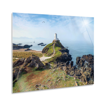 White Lighthouse 1 Piece Wall Art