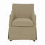 Fauteuil, fauteuil rembourré avec roulettes cachées