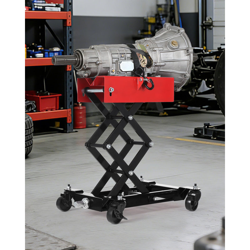 Cric de levage de 450 lb réparation automatique - Cric de transmission robuste pour faciliter l'entretien du véhicule et le remplacement de la transmission