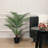 33 " H Faux Palm Plant in Plastic Pot