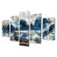 «China S Edge of Wonder Chinoiserie Pottery V - Boho Pottery», art mural sur toile