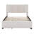 Queen Size Upholstered Platform Bed with 2 Drawers and 1 Twin XL Trundle, Classic Headboard Design, Beige-1530428726-1530428724