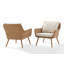 Chaise d'extérieur avec coussins Marotta