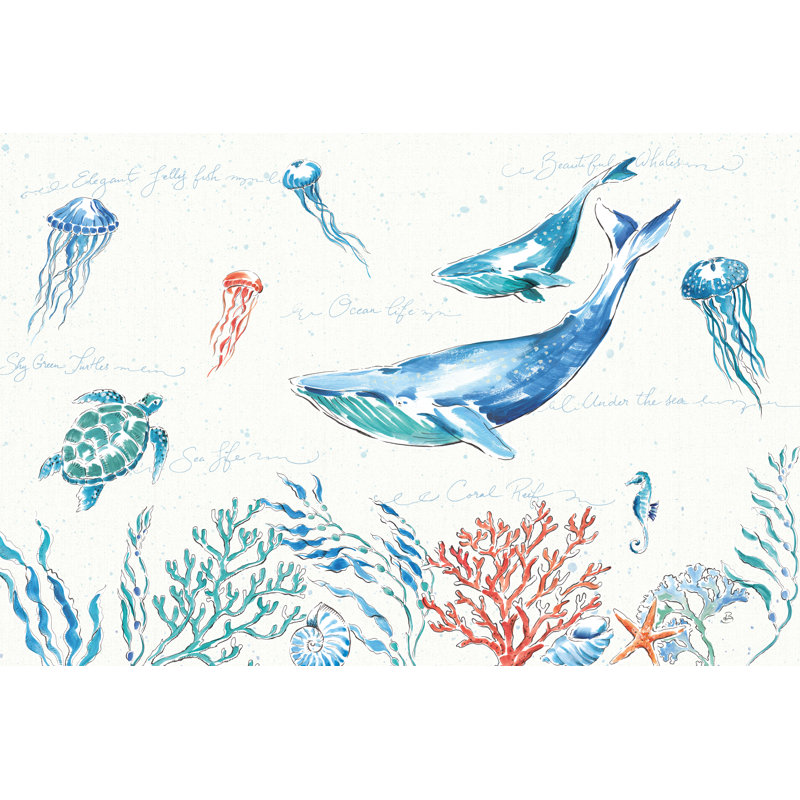 Maritime I by Daphne Brissonnet - Wrapped Canvas Painting, 30cm H x 46cm W x 3.8cm D