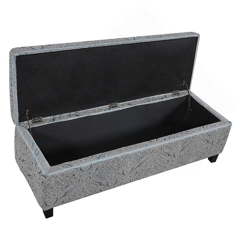 Banc ottoman de rangement intérieur avec compartiment caché