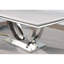 Table de salle à manger en acier inoxydable
