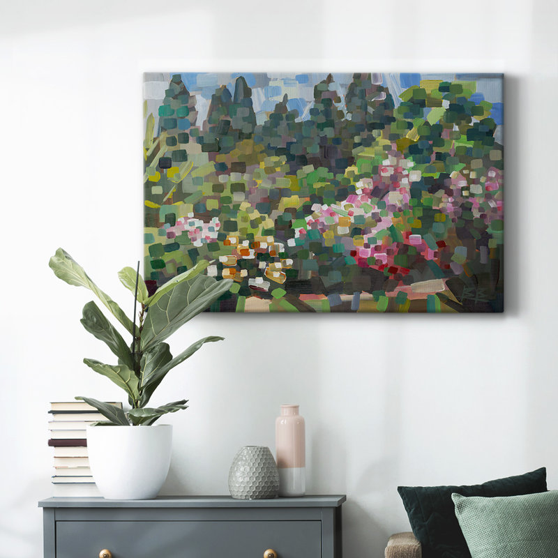 Arboretum au printemps - Toile tendue avec châssis, H 18 po x l 27 po