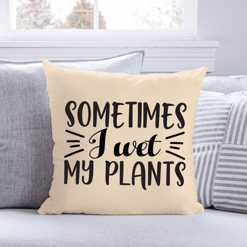 Amant de jardin - Citation amusante 397 - Coussin décoratif inclus, H 20 po x l 20 po