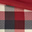 Ensemble de literie 6 pièces à chevrons dans des tons chauds avec coussins de grande taille, housse de couette avec taies décoratives assorties-118754055-118754051